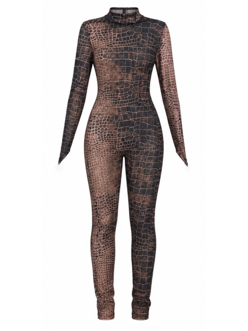 SMALL Brown Animal Print Bodysuit
